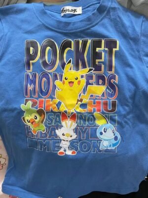 日單男童比卡超短袖tee