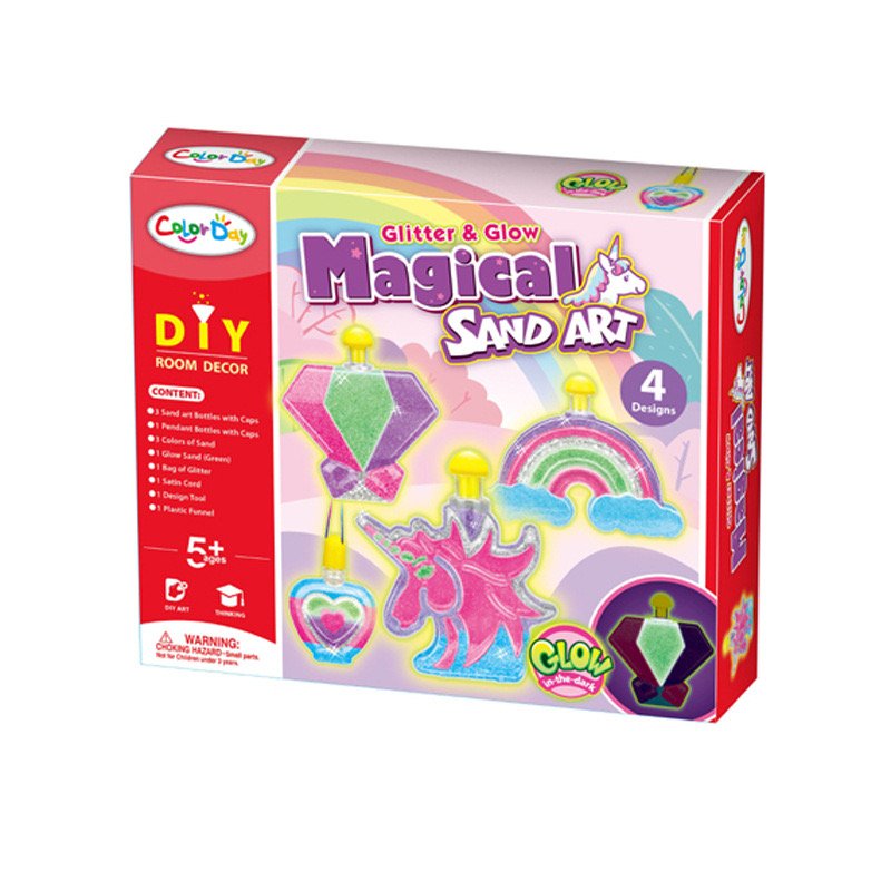 兒童玩具 - DIY創意夜光彩沙瓶套裝 13 兒童玩具