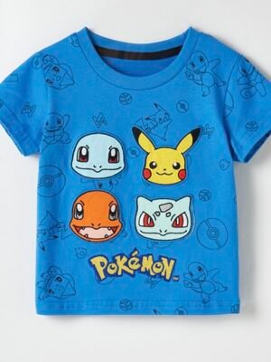 兒童Tee – Pokemon 藍色Tee (BTS005)