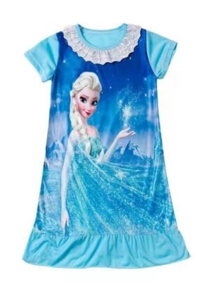 藍色Elsa睡裙