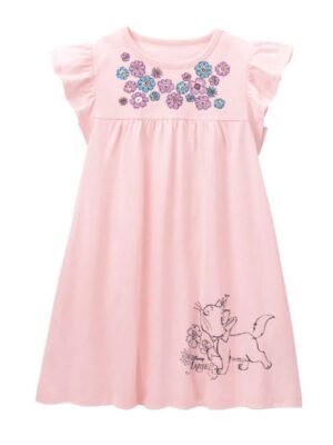 日單千趣會粉紅Marie貓連身裙