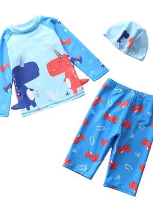 男童泳衣 - 恐龍泳衣套裝