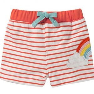 男女童橫間彩虹短褲