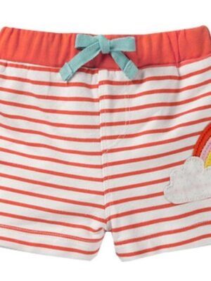 男女童橫間彩虹短褲