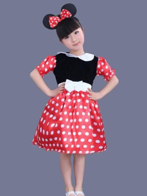 女童米妮造型連身裙套裝