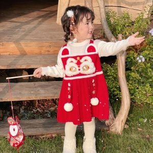 新年 女童連身裙