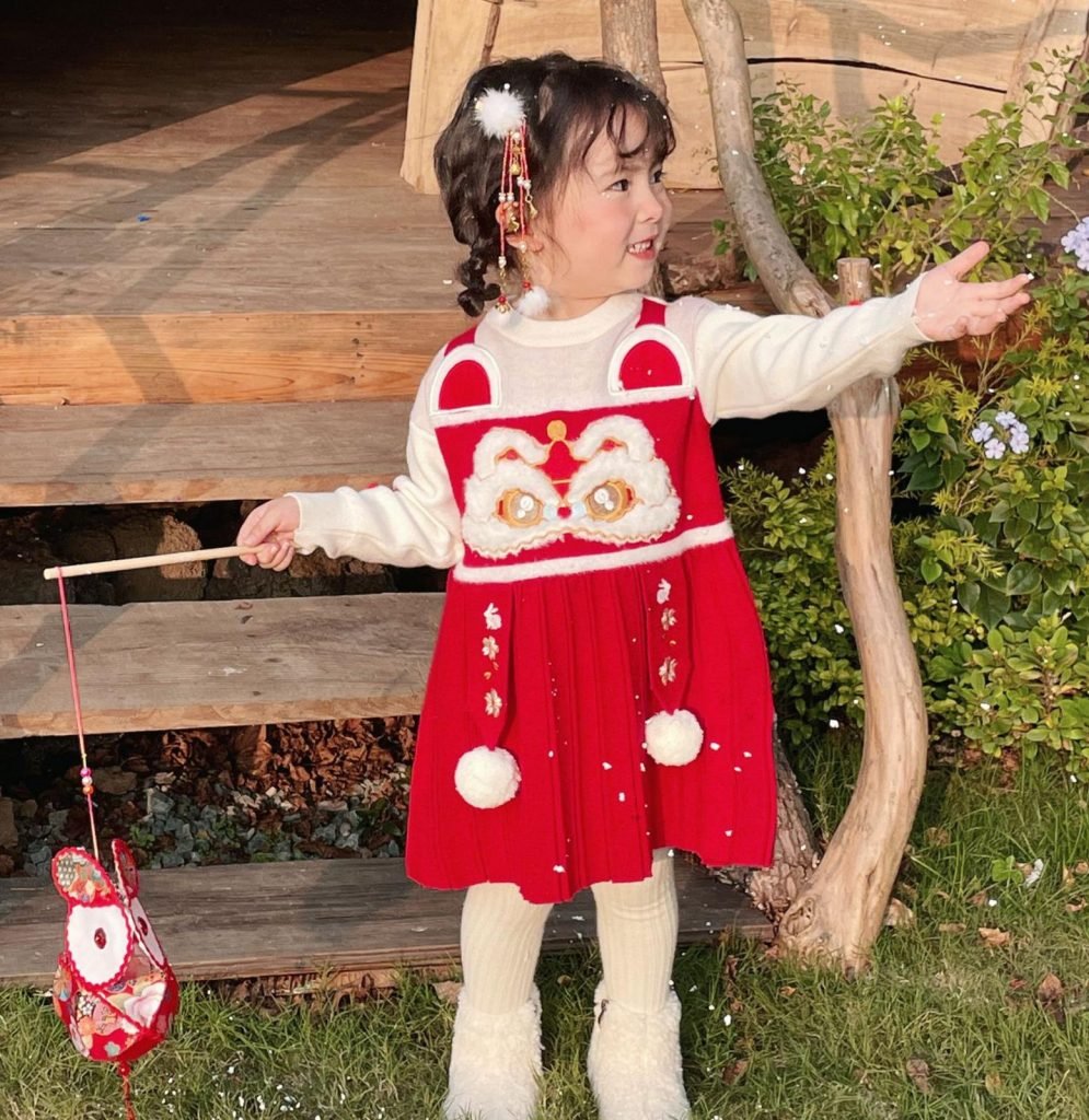 新年 女童連身裙