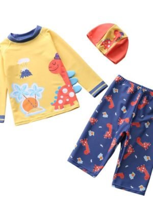 男童泳衣 恐龍泳衣