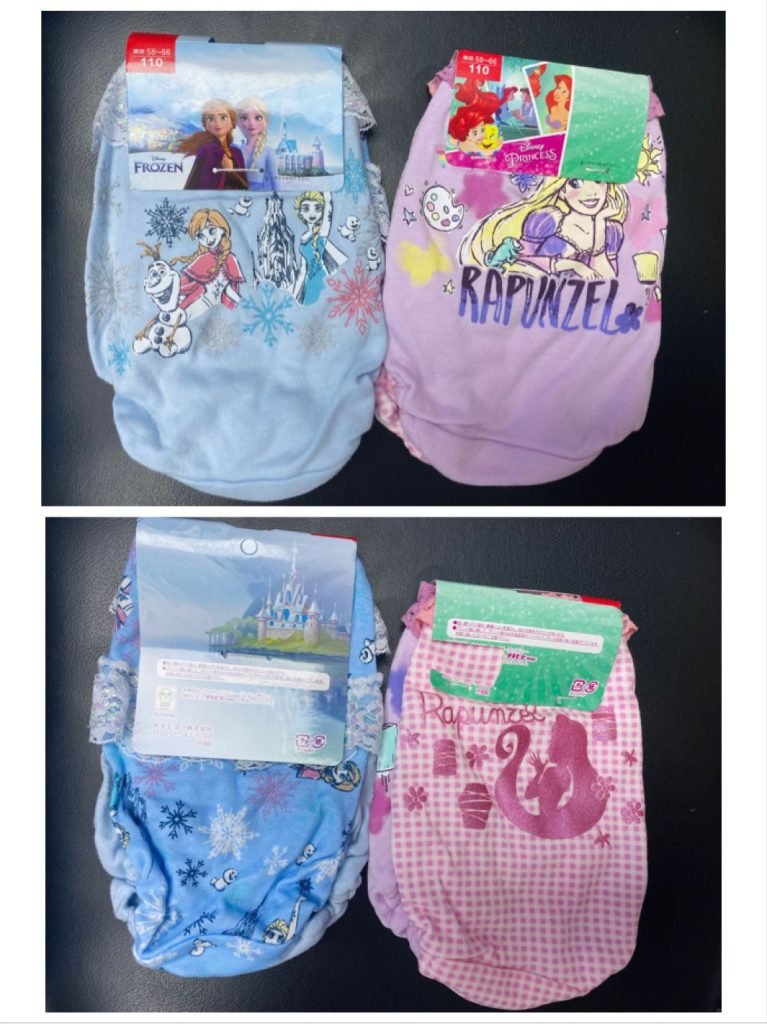 女童內褲 - ️️️️日單公主內褲(一卡二件) 9 女童內褲