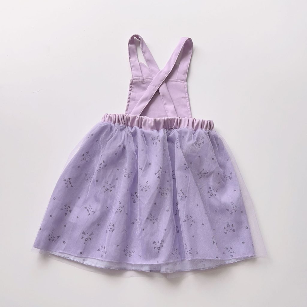 女童連身裙 -日單貓貓吊帶連身裙 12 女童連身裙 -日單貓貓吊帶連身裙