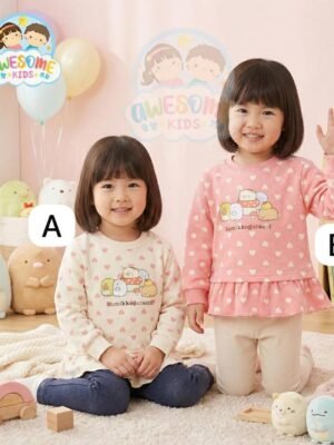 兒童衛衣 - 日單角落生物薄絨衛衣