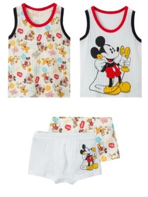 兒童家居服 - 日單米奇/米妮背心+底褲套裝