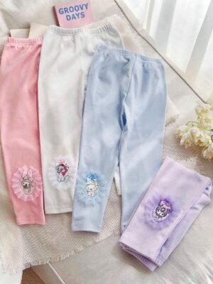 德絨卡通長褲leggings