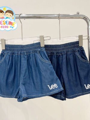 女童牛仔裙褲