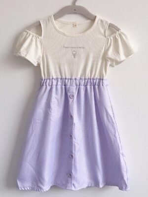 連身裙 – 日單中大童露肩連身裙