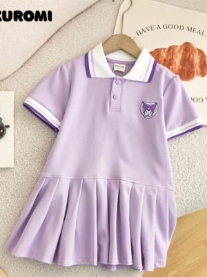 連身裙 – Kuromi刺繡logo連身裙