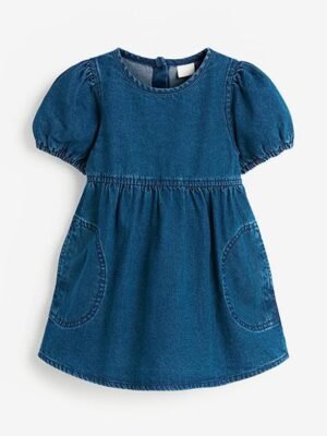 連身裙 – 牛仔短袖連身裙