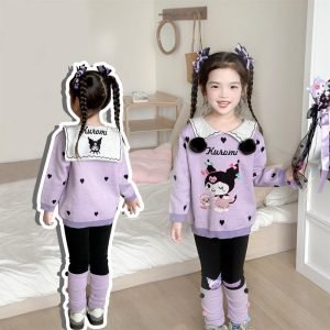 女童套裝 - Kuromi針織套裝