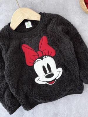 女童衛衣 – 日單毛絨米妮Minnie衛衣