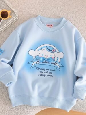 兒童衛衣 – 玉桂狗Cinnamoroll加厚加絨衛衣