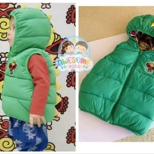 男童外套-日單黑超B恐龍造型背心外套