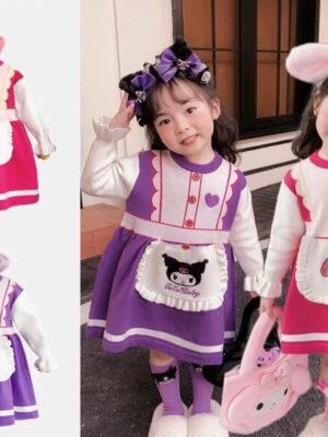 女童裙 – 針織連身裙