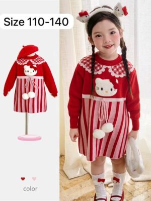女童Kitty針織冷裙