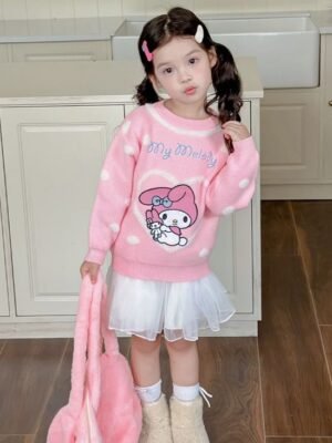 女童上衣 - Melody針織冷衫