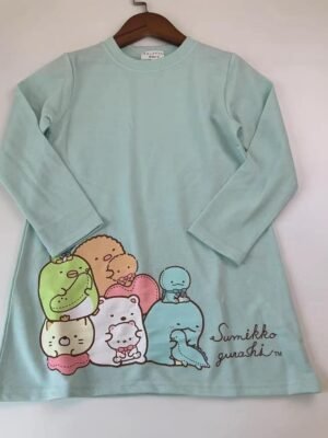 女童連身裙-日單角落生物連身裙