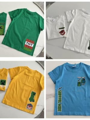 男童Tee - Minecraft男童短袖Tee