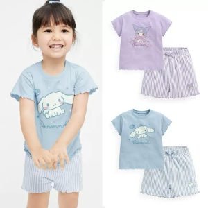 日單女童短袖套裝