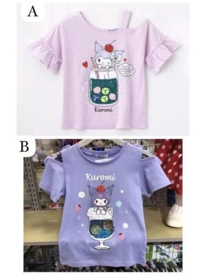 日單Kuromi 短袖變色珠片tee