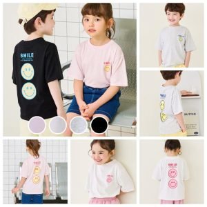 兒童Tee - 韓單🇰🇷兒童笑哈哈冷感棉短袖tee