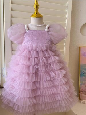 公主裙 - 紫色禮服公主裙