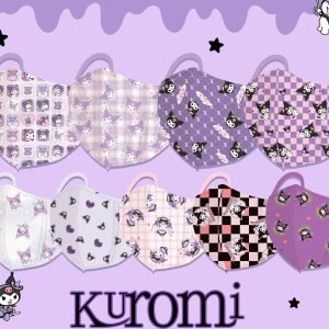 兒童口罩 – Kuromi中童口罩(90個)