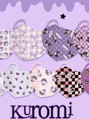 兒童口罩 – Kuromi中童口罩(90個)