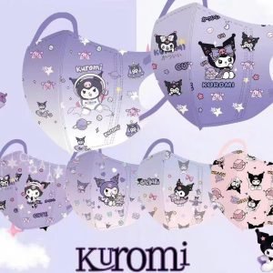 兒童口罩 – Kuromi中童口罩(60個)