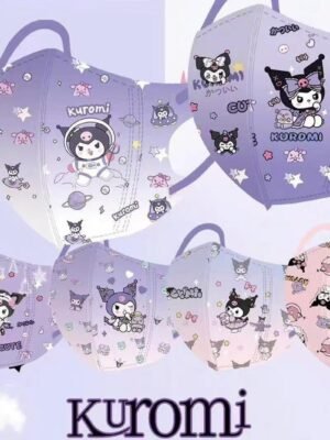 兒童口罩 – Kuromi中童口罩(60個)
