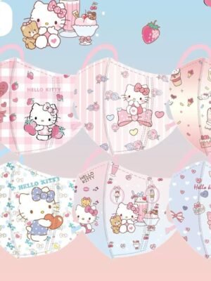 兒童口罩 – Hello Kitty中童口罩(60個)