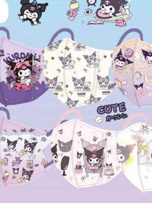 兒童口罩 – Kuromi 中童口罩(60個)