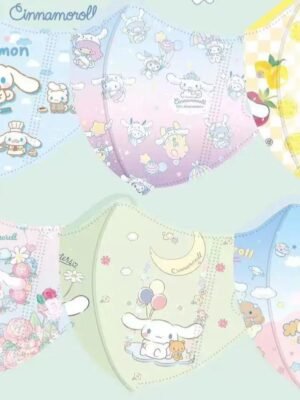 兒童口罩 – 玉桂狗Cinnamoroll中童口罩(60個)