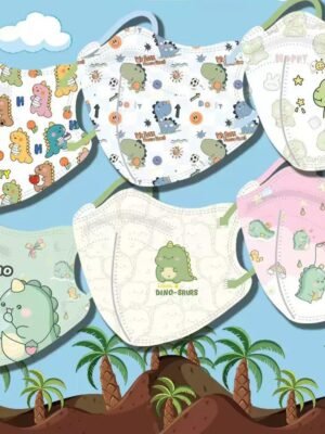 兒童口罩 – Dino中童口罩(60個)