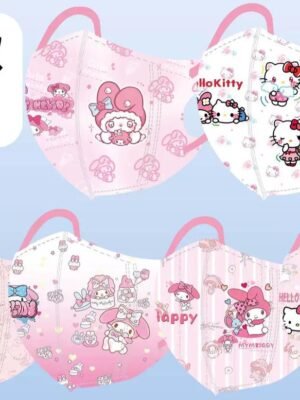 兒童口罩 – Hello Kitty & Melody中童口罩(60個)