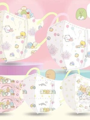 兒童口罩 – 角落生物中童口罩(50個)