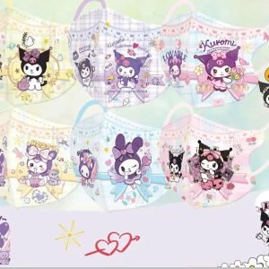 兒童口罩 – Kuromi系列中童口罩(60個)