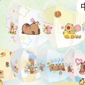 兒童口罩 – Capybara 3 中童口罩(60個)