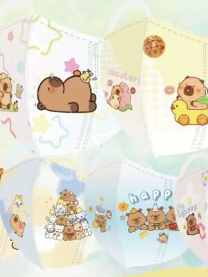 兒童口罩 – Capybara 3 中童口罩(60個)