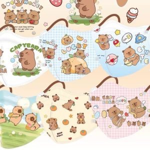 兒童口罩 – Capybara 4 中童口罩(60個)
