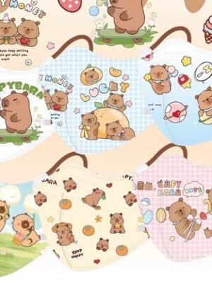 兒童口罩 – Capybara 4 中童口罩(60個)
