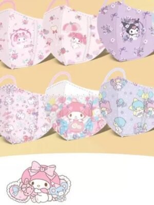 幼兒口罩 - Sanrio卡通口罩1-4Y (100個)